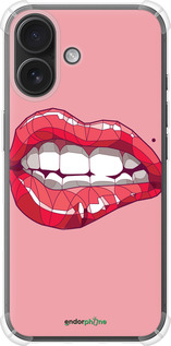 Силикон с усиленными углами чехол Sexy lips для Apple iPhone 16 - 4174sp-3709 изображение 