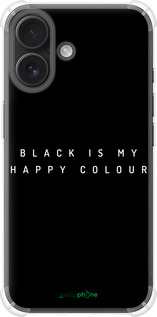 Силикон с усиленными углами чехол Happy Color для Apple iPhone 16 - 4252sp-3709 изображение 