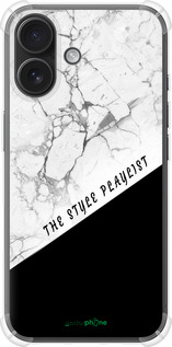 Силикон с усиленными углами чехол The style playlist для Apple iPhone 16 - 4308sp-3709 изображение 