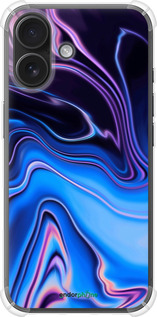 Силикон с усиленными углами чехол Узор воды для Apple iPhone 16 - 4491sp-3709 изображение 