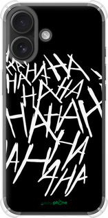 Силикон с усиленными углами чехол joker hahaha для Apple iPhone 16 - 4509sp-3709 изображение 