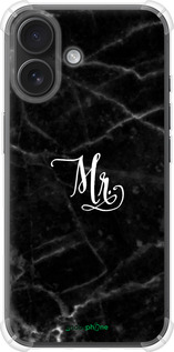 Силикон с усиленными углами чехол Мрамор1 для Apple iPhone 16 - 4582sp-3709 изображение 