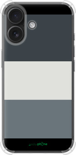 Силикон с усиленными углами чехол Полосы для Apple iPhone 16 - 4588sp-3709 изображение 
