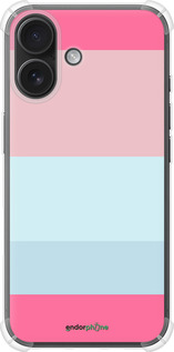 Силіконовий протиударний с посиленими кутами чехол Смуги1 для Apple iPhone 16 - 4589sp-3709 изображение 