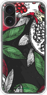 Силикон с усиленными углами чехол Гранат для Apple iPhone 16 - 4692sp-3709 изображение 