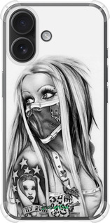 Силикон с усиленными углами чехол Biohazard  8 для Apple iPhone 16 - 4824sp-3709 изображение 