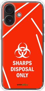 Силикон с усиленными углами чехол biohazard 27 для Apple iPhone 16 - 4843sp-3709 изображение 