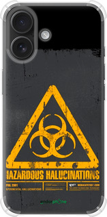 Силикон с усиленными углами чехол biohazard 28 для Apple iPhone 16 - 4846sp-3709 изображение 