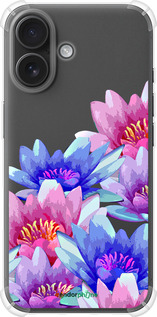 Силіконовий протиударний с посиленими кутами чехол Лотос для Apple iPhone 16 - 4862sp-3709 изображение 