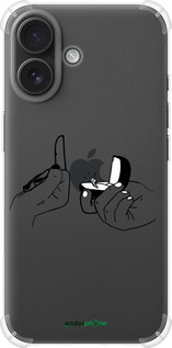 Силикон с усиленными углами чехол Предложение для Apple iPhone 16 - 4898sp-3709 изображение 