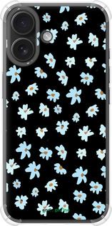 Силикон с усиленными углами чехол Цветочный для Apple iPhone 16 - 4900sp-3709 изображение 