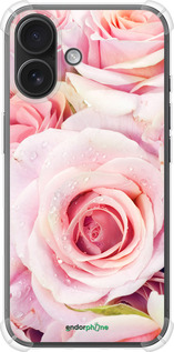 Силіконовий протиударний с посиленими кутами чехол Троянди для Apple iPhone 16 - 525sp-3709 изображение 