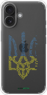 Силикон с усиленными углами чехол Herb для Apple iPhone 16 - 5280sp-3709 изображение 