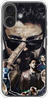 Силикон с усиленными углами чехол № 5356 для Apple iPhone 16 - 5356sp-3709 изображение 