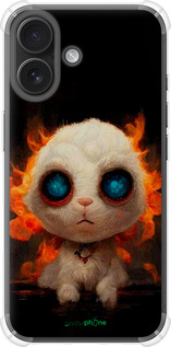 Силикон с усиленными углами чехол Бавовнятко для Apple iPhone 16 - 5466sp-3709 изображение 