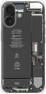 Силикон с усиленными углами чехол Детали смартфона для Apple iPhone 16 - 5487sp-3709 изображение 