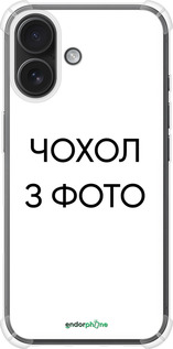Силіконовий протиударний с посиленими кутами чохол 'Чохол з фото' для iPhone 16 зображення 1