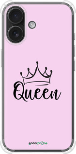 Силикон с усиленными углами чехол Queen & King для неё для Apple iPhone 16 - 5520sp-3709 изображение 