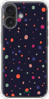 Силикон с усиленными углами чехол Горошек v2 для Apple iPhone 16 - 5599sp-3709 изображение 