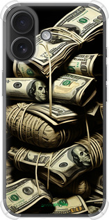 Силикон с усиленными углами чехол Big money для Apple iPhone 16 - 5666sp-3709 изображение 