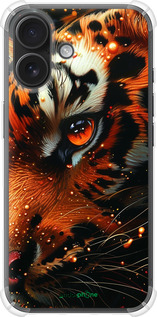 Силикон с усиленными углами чехол Tiger для Apple iPhone 16 - 6053sp-3709 изображение 