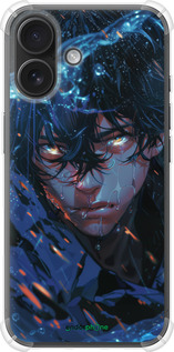 Силіконовий протиударний с посиленими кутами чехол Satoru Gojou для Apple iPhone 16 - 6128sp-3709 изображение 