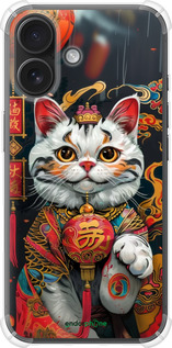Силіконовий протиударний с посиленими кутами чехол China Cat v2 для Apple iPhone 16 - 6135sp-3709 изображение 