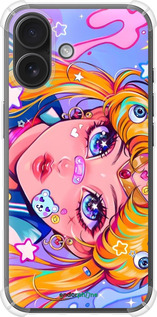 Силикон с усиленными углами чехол Сейлор Мун 4 для Apple iPhone 16 - 6353sp-3709 изображение 