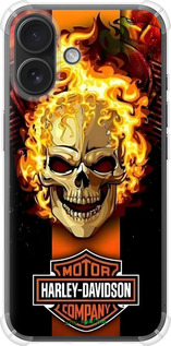 Силикон с усиленными углами чехол Харлей девидсон для Apple iPhone 16 - 6370sp-3709 изображение 