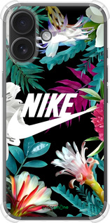 Силикон с усиленными углами чехол Nike для Apple iPhone 16 - 6378sp-3709 изображение 