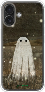 Силикон с усиленными углами чехол Привидение и светлячки для Apple iPhone 16 - 6406sp-3709 изображение 