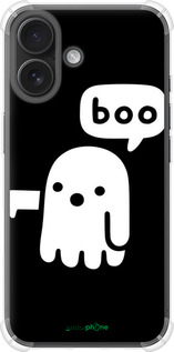 Силикон с усиленными углами чехол Призрак Неодобрения для Apple iPhone 16 - 6431sp-3709 изображение 