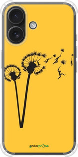 Силикон с усиленными углами чехол Минимализм одуванчики для Apple iPhone 16 - 6449sp-3709 изображение 