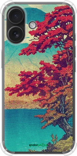 Силикон с усиленными углами чехол С изображением природы для Apple iPhone 16 - 6469sp-3709 изображение 