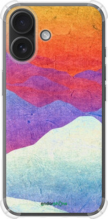 Силикон с усиленными углами чехол Горный закат для Apple iPhone 16 - 6479sp-3709 изображение 