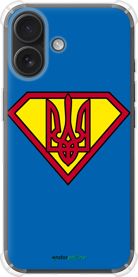 Силіконовий протиударний с посиленими кутами чехол Супер Тризуб для Apple iPhone 16 - 1164sp-3709 изображение 