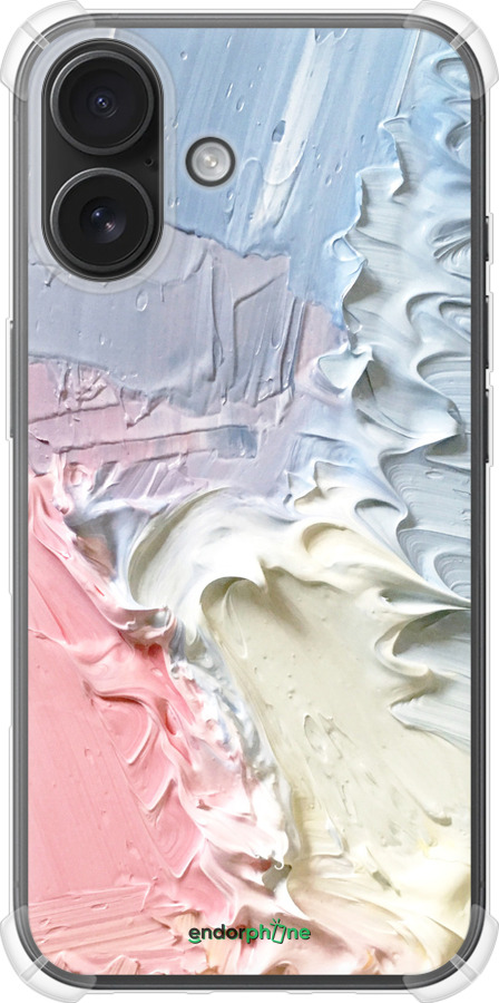 Силіконовий протиударний с посиленими кутами чехол Пастель для Apple iPhone 16 - 3981sp-3709 изображение 