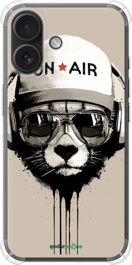 Силикон с усиленными углами чехол On air для Apple iPhone 16 - 4166sp-3709 изображение 