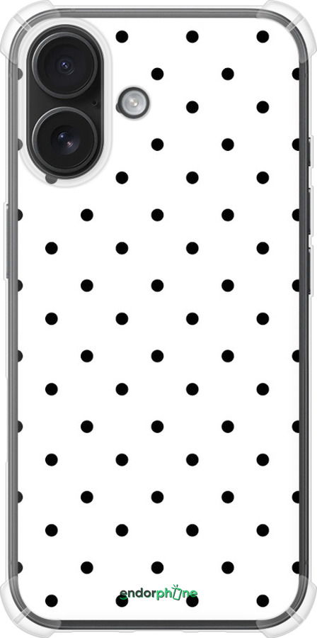 Силикон с усиленными углами чехол Горох для Apple iPhone 16 - 4289sp-3709 изображение 
