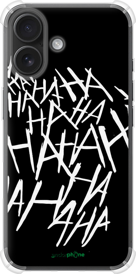 Силикон с усиленными углами чехол joker hahaha для Apple iPhone 16 - 4509sp-3709 изображение 