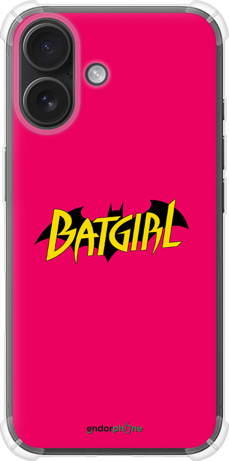 Силикон с усиленными углами чехол bat girl для Apple iPhone 16 - 4533sp-3709 изображение 
