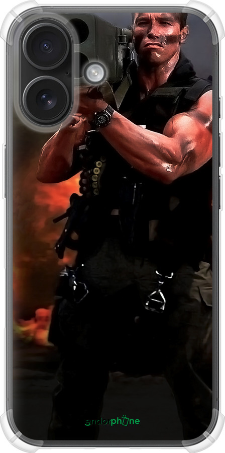 Силикон с усиленными углами чехол Базука для Apple iPhone 16 - 4564sp-3709 изображение 