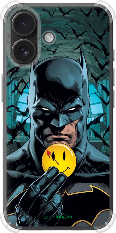 Силикон с усиленными углами чехол Бэтмен 2 для Apple iPhone 16 - 4679sp-3709 изображение 