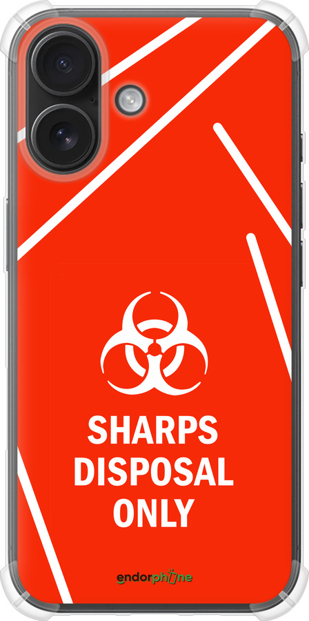 Силикон с усиленными углами чехол biohazard 27 для Apple iPhone 16 - 4843sp-3709 изображение 