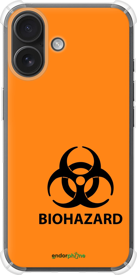 Силикон с усиленными углами чехол biohazard 33 для Apple iPhone 16 - 4851sp-3709 изображение 