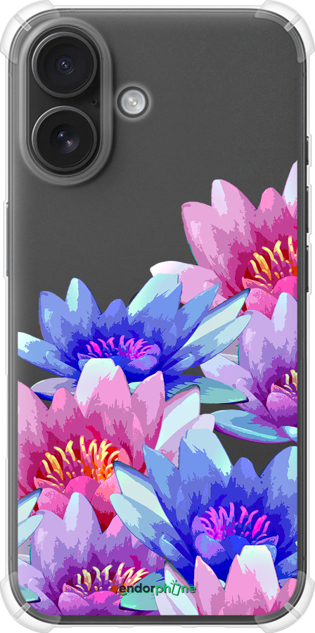 Силіконовий протиударний с посиленими кутами чехол Лотос для Apple iPhone 16 - 4862sp-3709 изображение 