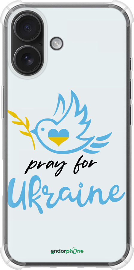 Силикон с усиленными углами чехол Украина v2 для Apple iPhone 16 - 5230sp-3709 изображение 