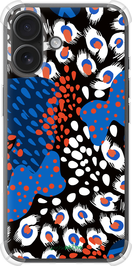 Силикон с усиленными углами чехол Абстрактный фон v2 для Apple iPhone 16 - 5503sp-3709 изображение 