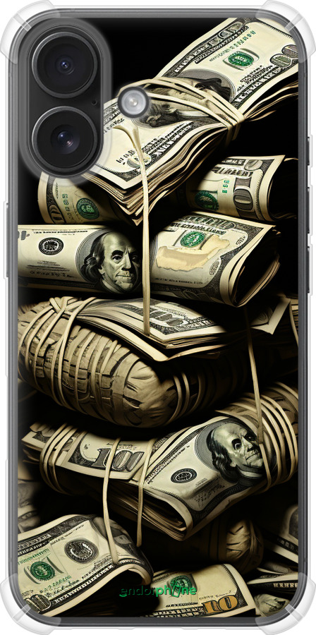 Силикон с усиленными углами чехол Big money для Apple iPhone 16 - 5666sp-3709 изображение 