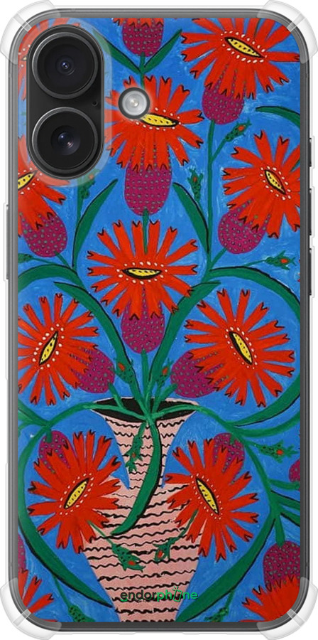 Силикон с усиленными углами чехол Примаченко для Apple iPhone 16 - 5909sp-3709 изображение 